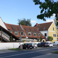 Altstadtgasse Ansicht Parkplatz