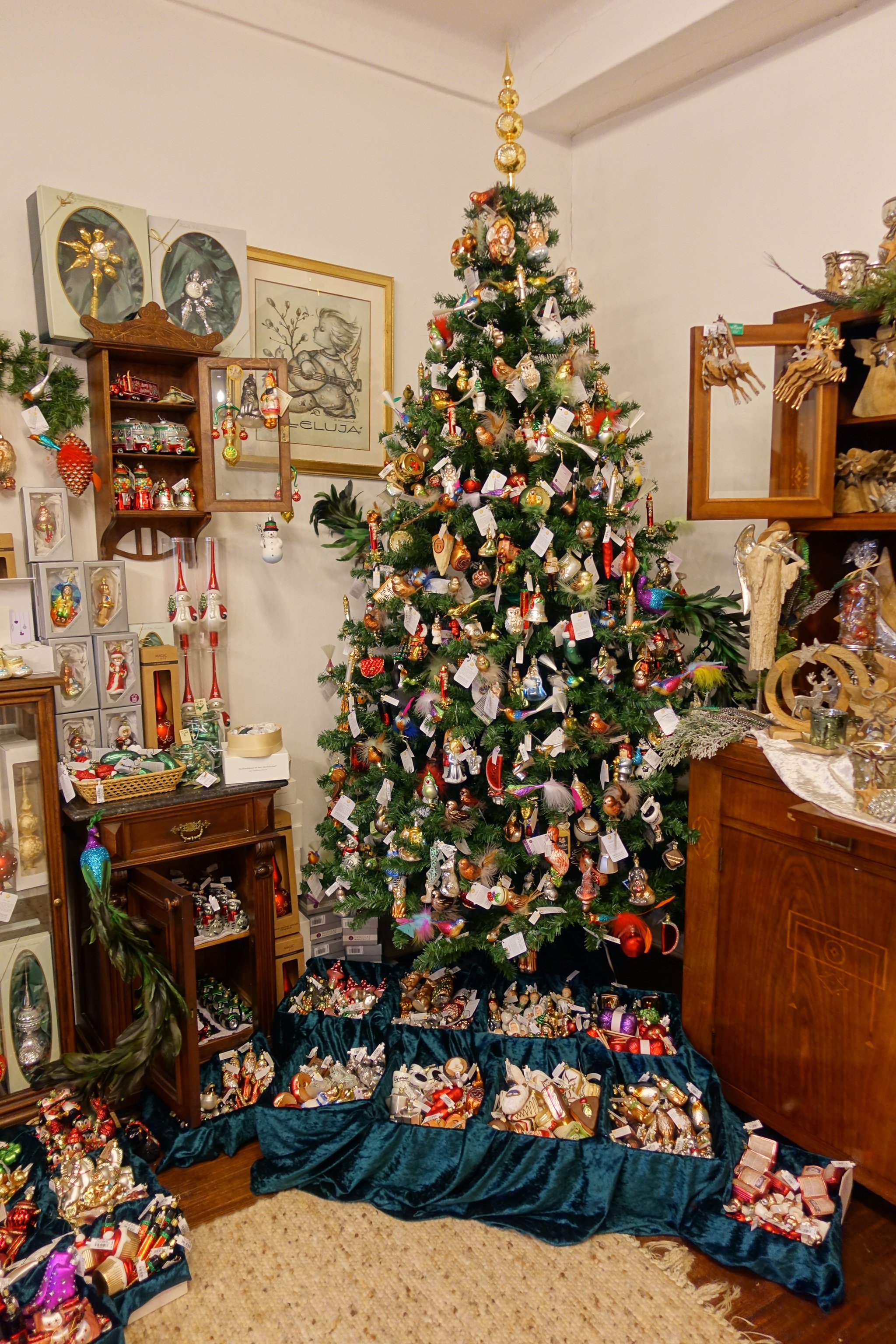 Weihnachtswelt Christbaum mit Inge Glas