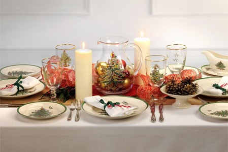 Weihnachtsgeschirr Spode Christmas Tree